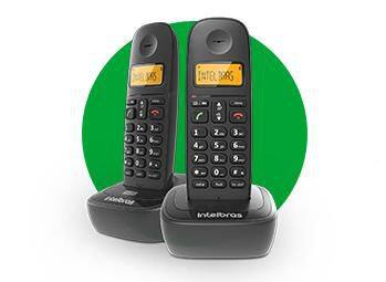 Imagem de Kit Telefone Sem Fio Ts 2510 + 4 Ramais Ts 2511 Intelbras