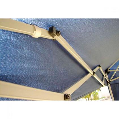 Imagem de Kit Tenda Dobravel Trixx 3m X 3m Base e Topo + 1 Parede Lateral Azul  Nautika 