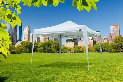 Imagem de Kit Tenda Gazebo X-Flex Articulável 3x3m + 4 Paredes Ráfia Branco - Mor