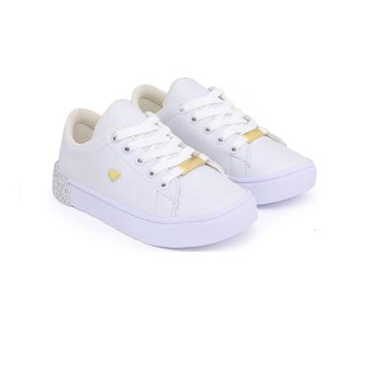 Imagem de Kit Tênis Casual Com Relógio Sapatinho Feminino Escolar Versátil Infantil