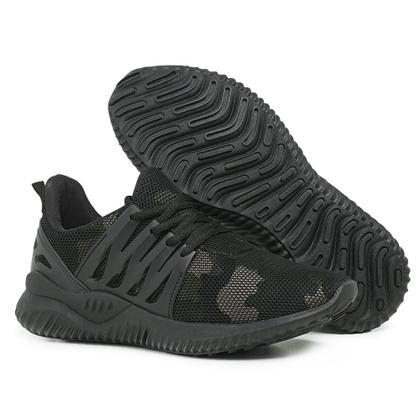 Imagem de Kit Tênis Challenge Treino Academia Caminhada Macio e Confortável + Relógio LED Touch