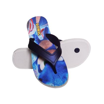 Imagem de Kit Tênis De Led Infantil Menino Masculino Sonic Shadow + Chinelo