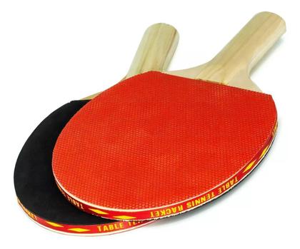 Imagem de Kit Tenis De Mesa 4 Raquetes 8 Bolinhas Ping Pong E Rede