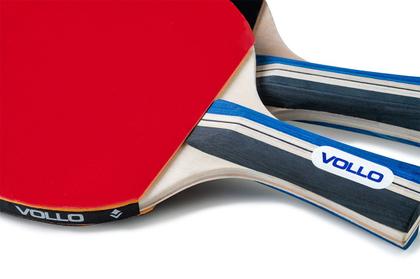 Imagem de Kit Tênis de Mesa Ping Pong 2 Raquetes e 3 Bolas Vollo