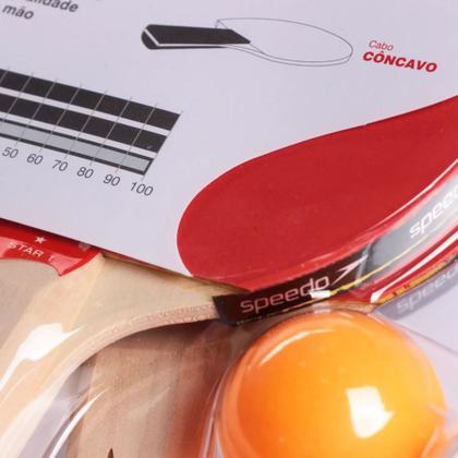 Imagem de Kit Tênis de Mesa Star 1 Speedo 2 Raquetes e 3 Bolas