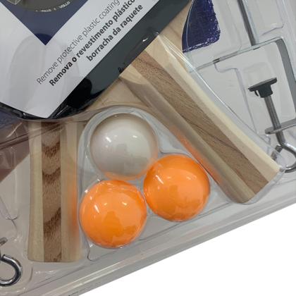 Imagem de Kit Tênis de Mesa VT710-R Vollo C/ 2 Raquetes 3 Bolas e Rede