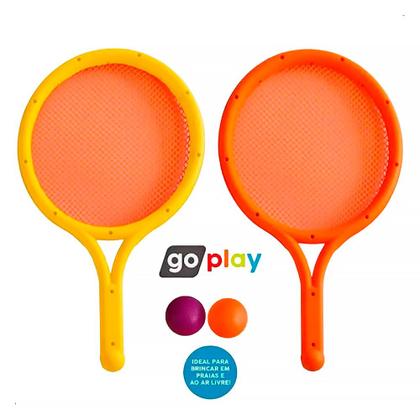 Imagem de Kit Tênis de Praia Beach Raquete com Bolinhas Go Play BR1791 - Multikids