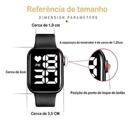 Imagem de Kit Tenis Esportivo Confortavel Casual Dia a Dia Lançamento Relógio Digital Moderno Versatil