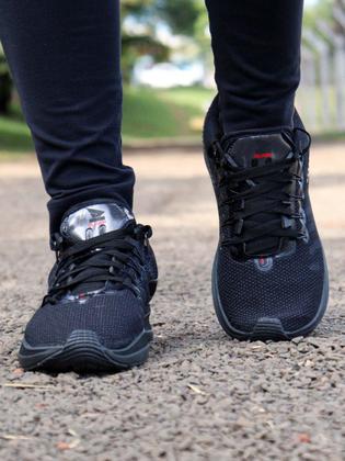 Imagem de Kit Tenis Esportivo Unissex Academia + Mochila  E Relógio