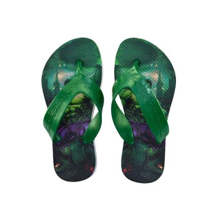 Imagem de Kit Tenis Infantil LED Masculino Calcefacil Hulk + Oculos+Relogio+chinelo