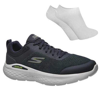 Imagem de Kit Tênis Skechers Go Run Lite Masculino + Par De Meia