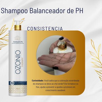 Imagem de Kit Terapia Dos Fios Shampoo Balanceador 500ml + Máscara de Reparação Profunda 500g Para Fios Secos e Sem Vida