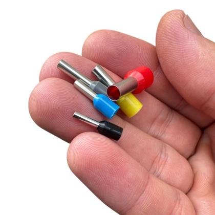 Imagem de Kit Terminais Elétricos Ilhós Tubular Fios 1.5 À 10mm 325pçs