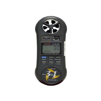 Imagem de Kit Termo-higro Digital Anemômetro Velocidade Termômetro Temperatura Higrômetro Thar-300 Portátil Estojo Transporte