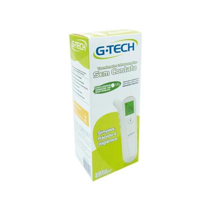 Imagem de Kit Termômetro Clínico GTech Digital de Testa Sem Contato + Oxímetro De Pulso Portátil Gtech Modelo Oled Graph