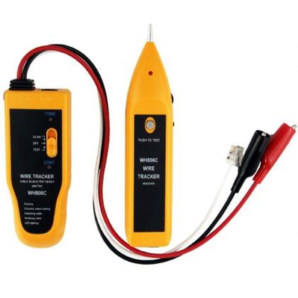 Imagem de Kit testador de cabos com localizador, rastreador e zumbidor para rede telefônica completo