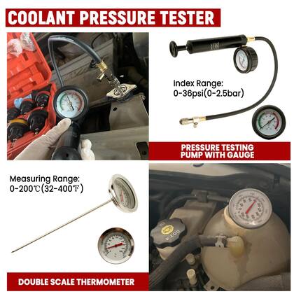 Imagem de Kit Testador de Pressão de Refrigeração Punmew - 18 Peças
