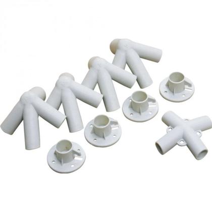 Imagem de Kit Teto Cobertura para Gazebo Articulada Trixx 3x3 Mts + Conectores 9 Pecas Nautika
