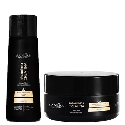 Imagem de Kit Therapy Hair Mascara Sanliss Hidratação Pós Quimica 600 Ml