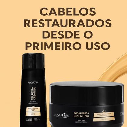 Imagem de Kit Therapy Hair Mascara Sanliss Hidratação Pós Quimica 600 Ml