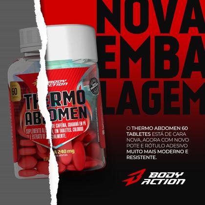 Imagem de Kit Thermo Abdomen 60 Comp + Pré Treino Nuclear Rush Bodyaction