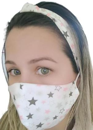 Imagem de Kit Tiara com Máscara Estrelas