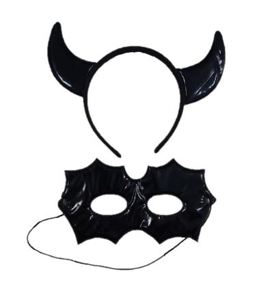 Imagem de Kit Tiara e Máscara Diabinha