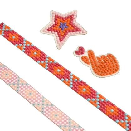 Imagem de Kit Tiara e Stickers com Diamantes Luluca Estrela