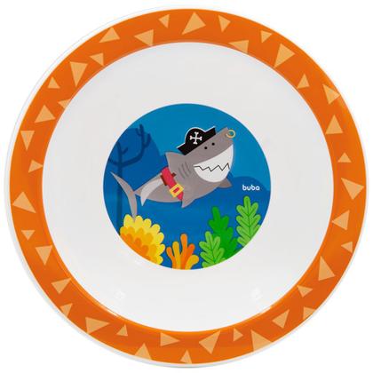 Imagem de Kit Tigelinha Bowl Colher E Garfo Aventuras Pirata Buba