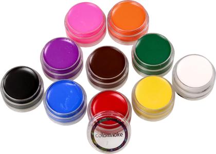 Imagem de Kit tinta facial colormake 10 cores