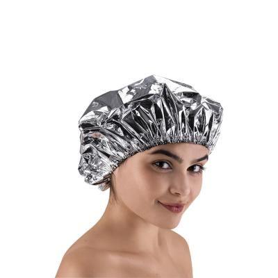 Imagem de Kit Tintura Coloração hidratação Touca Metalizada e Siliconada Mechas Luzes Com Agulha Dompel