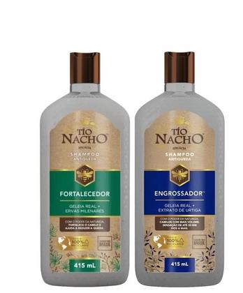 Imagem de Kit Tío Nacho Shampoo Antiqueda + Tío Nacho Shampoo Engrossador 415ml