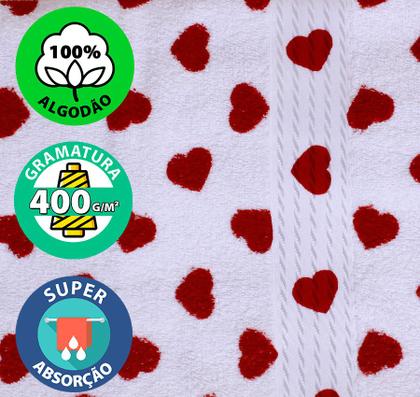 Imagem de Kit Toalha 3 Peças Banho + Rosto 100% Algodão Felpudo Prisma Dohler - Emcompre