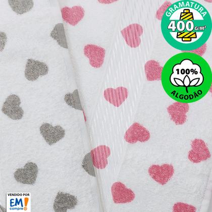 Imagem de Kit Toalha 3 Peças Banho + Rosto 100% Algodão Felpudo Prisma Dohler - Emcompre