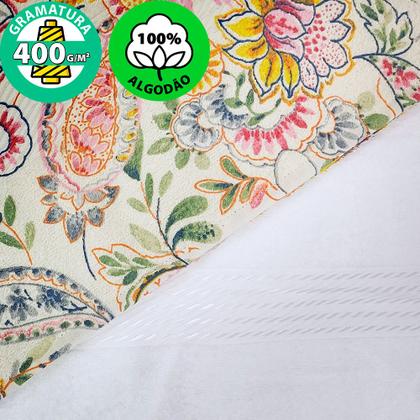 Imagem de Kit Toalha 3 Peças Banho + Rosto 100% Algodão Felpudo Prisma Dohler - Emcompre