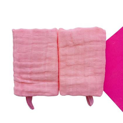 Imagem de Kit Toalha Banho Soft Bebe Com Capuz + 2 Toalha Pano de Boca Babete Soft 100% Algodão Menino Menina