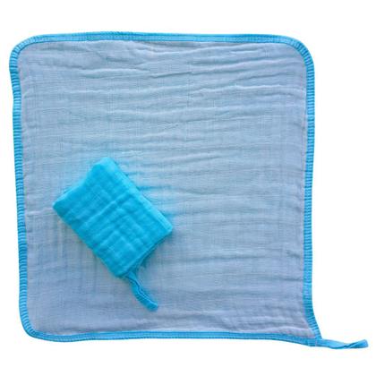 Imagem de Kit Toalha Banho Soft Bebe Com Capuz + 2 Toalha Pano de Boca Babete Soft 100% Algodão Menino Menina