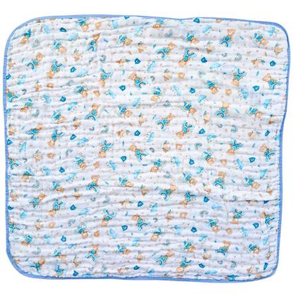 Imagem de Kit Toalha Banho Soft Bebe Com Capuz + 2 Toalha Pano de Boca Babete Soft 100% Algodão Menino Menina