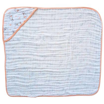 Imagem de Kit Toalha Banho Soft Bebe Com Capuz + 2 Toalha Pano de Boca Babete Soft 100% Algodão Menino Menina