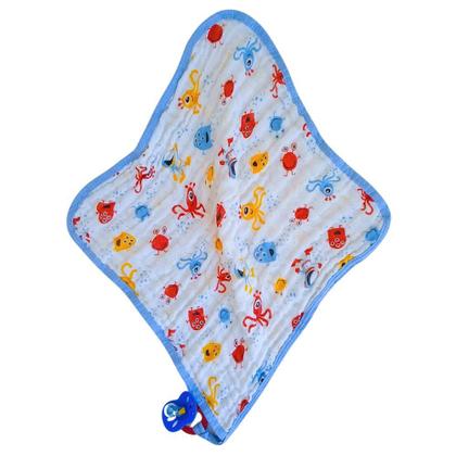 Imagem de Kit Toalha Banho Soft Bebe Com Capuz + 2 Toalha Pano de Boca Babete Soft 100% Algodão Menino Menina