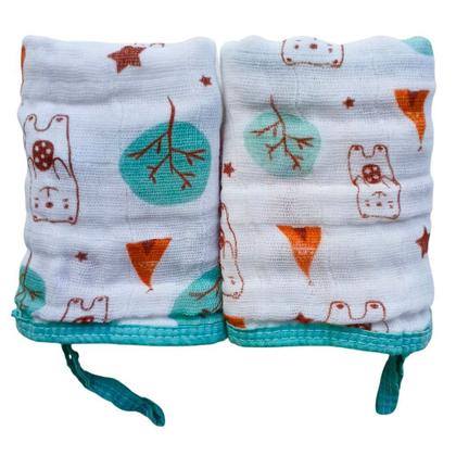 Imagem de Kit Toalha Banho Soft Bebe Com Capuz + 2 Toalha Pano de Boca Babete Soft 100% Algodão Menino Menina