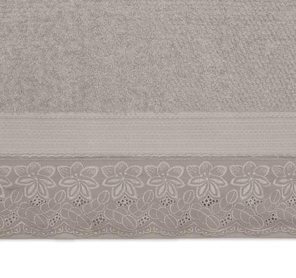 Imagem de Kit Toalha de Banho e Rosto 2 Pçs Melody com Renda Buettner