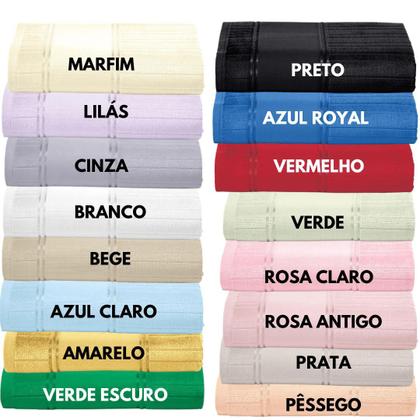 Imagem de Kit toalha lavabo velour artesanalle dohler com 06 unidades