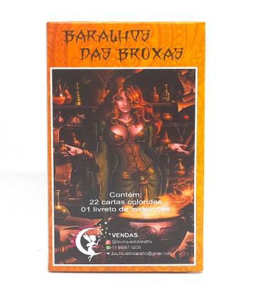 Imagem de Kit Toalha Wicca Pentagrama Prata e Baralho das Bruxas