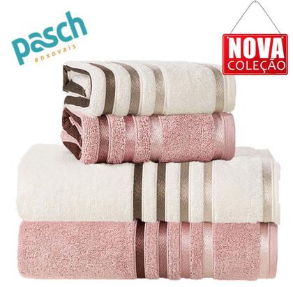 Imagem de Kit Toalhas Banho 4 Peças Lumina Karsten