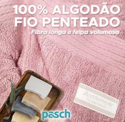 Imagem de Kit Toalhas Banho Buddemeyer 4 Peças Fio Penteado canelado