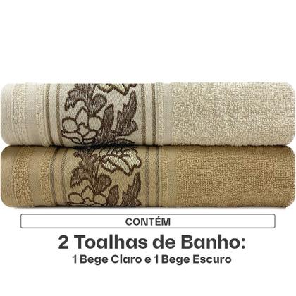 Imagem de Kit Toalhas Banho Karsten 100% algodão 2 Peças Liana Emcompre