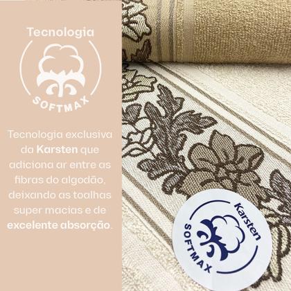 Imagem de Kit Toalhas Banho Karsten 100% algodão 2 Peças Liana Emcompre