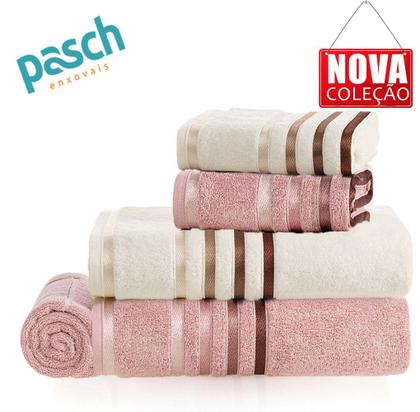 Imagem de Kit Toalhas Lumina 5 Peças  2 Banho Gigante + Rosto + Piso