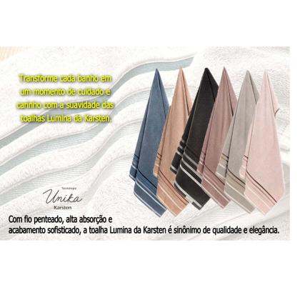 Imagem de Kit Toalhas Lumina 5 Peças  2 Banho Gigante + Rosto + Piso